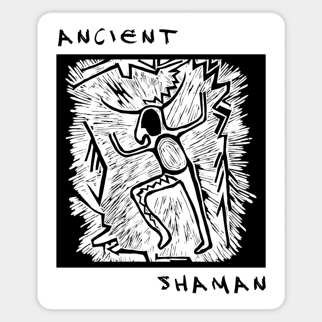 ancient shaman Sticker by VicaVeresk